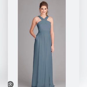 Size 12 burgundy Kennedy Blue bridesmaid dress 🤍